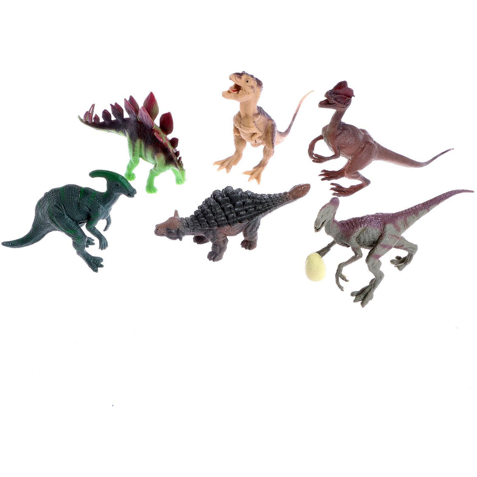Набор динозавров "Юрский период" (6 фигурок)