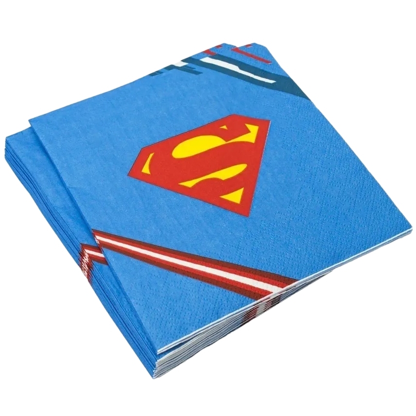 Салфетки "Супермен" (33х33 см, 20 шт)