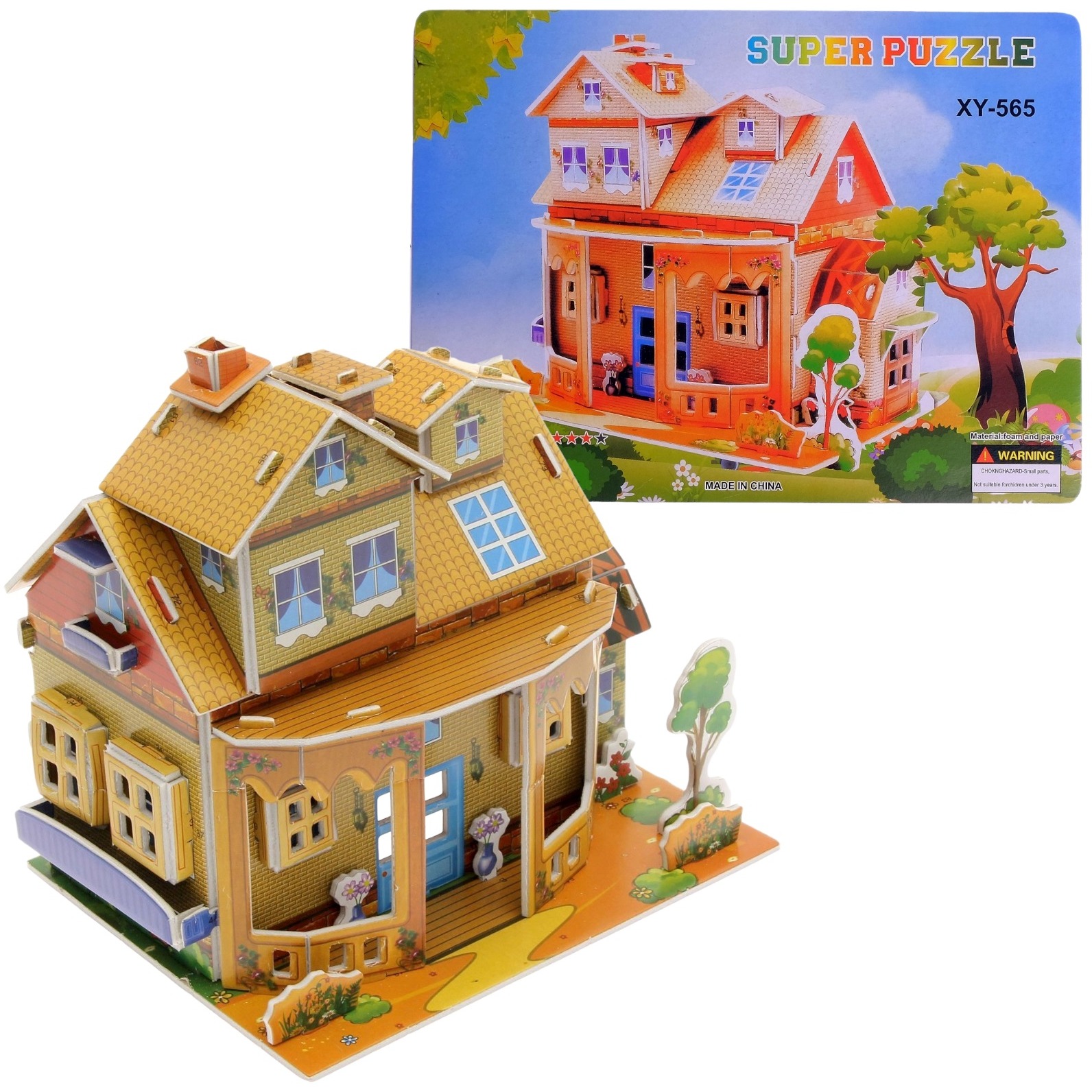 Сборная модель 3Д из пенокартона "Загородный дом" 2539471