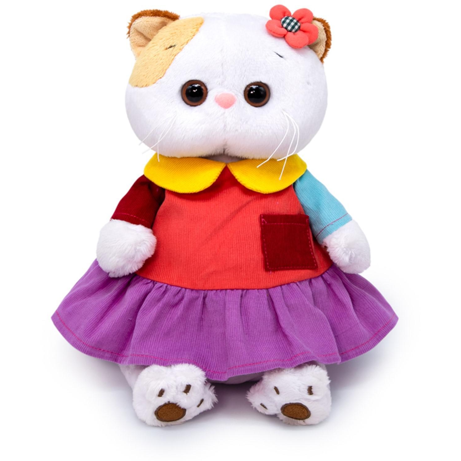 Мягкая игрушка"Кошечка Ли-Ли" в ярком платье 24 см LK24-080 7321181