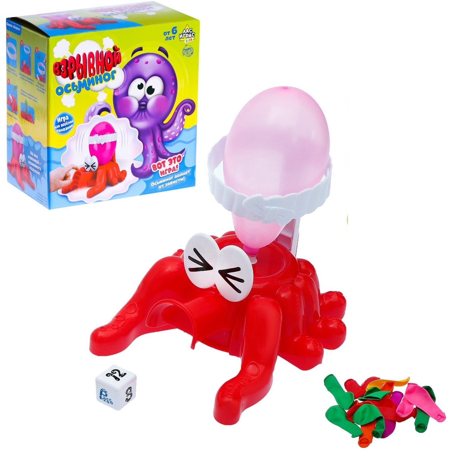 Настольная игра "Взрывной осьминог"