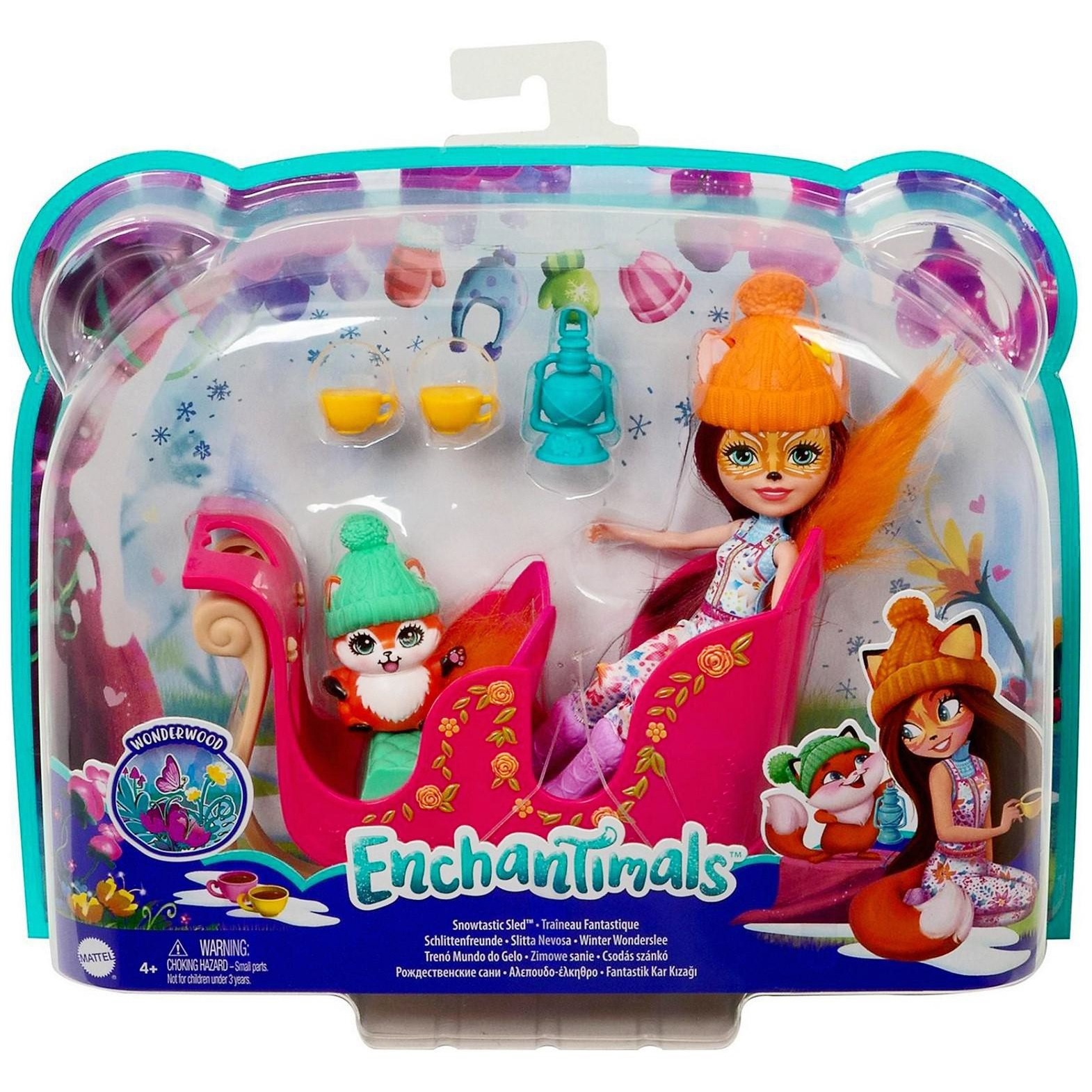 Игровой набор "Хобби на колесах. Лисичка Фелисити на санях" GJX31 5294493