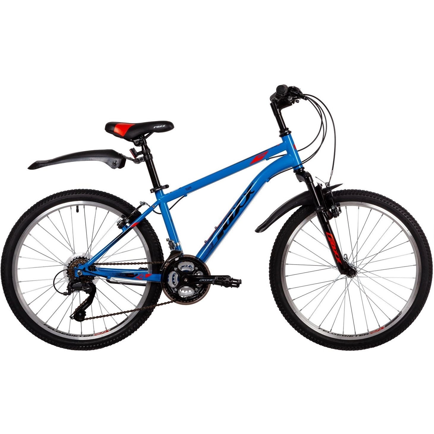 Велосипед FOXX 24" AZTEC синий, сталь, размер 14" 24SHV.AZTEC.14BL1