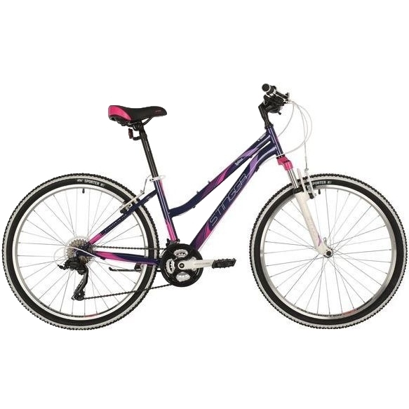 Велосипед 26" Stinger Latina (фиолетовый, 18 скоростей)