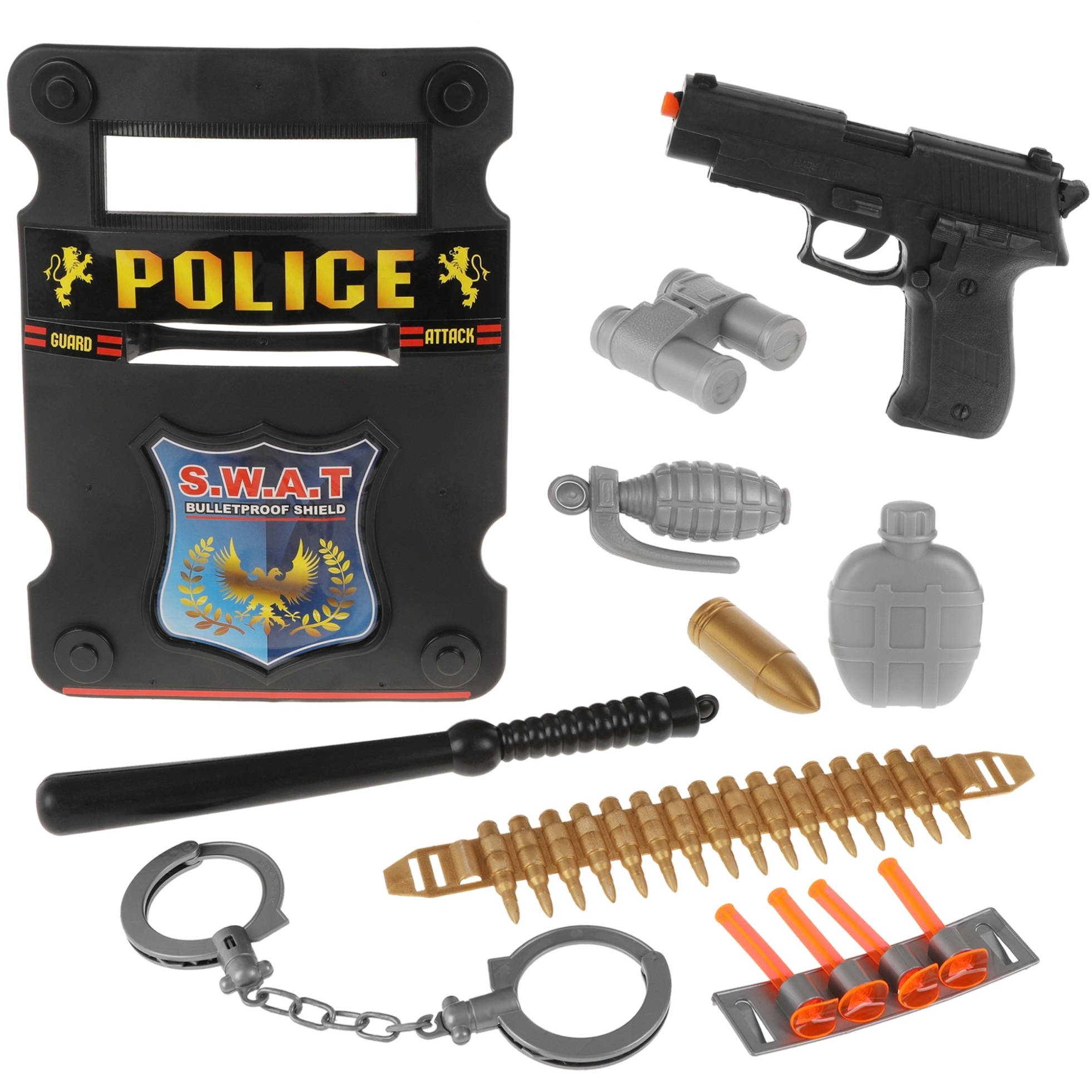 Игр.набор Полиция, в комплекте: предметов 14шт., пакет 2020-35