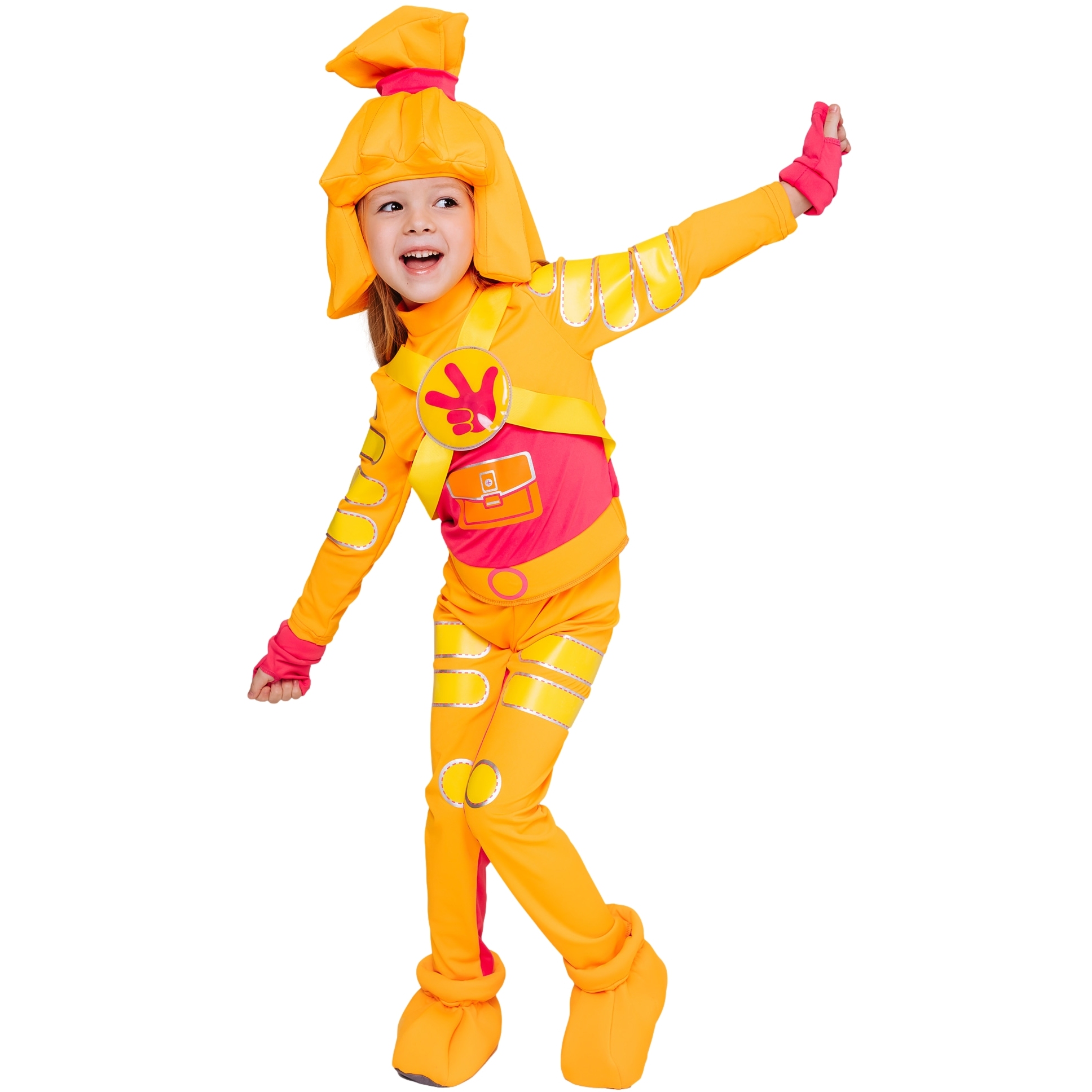 Карнавальный костюм "Симка" (шапка, рубашка, брюки, ботинки) размер 104-52 2103 к-21