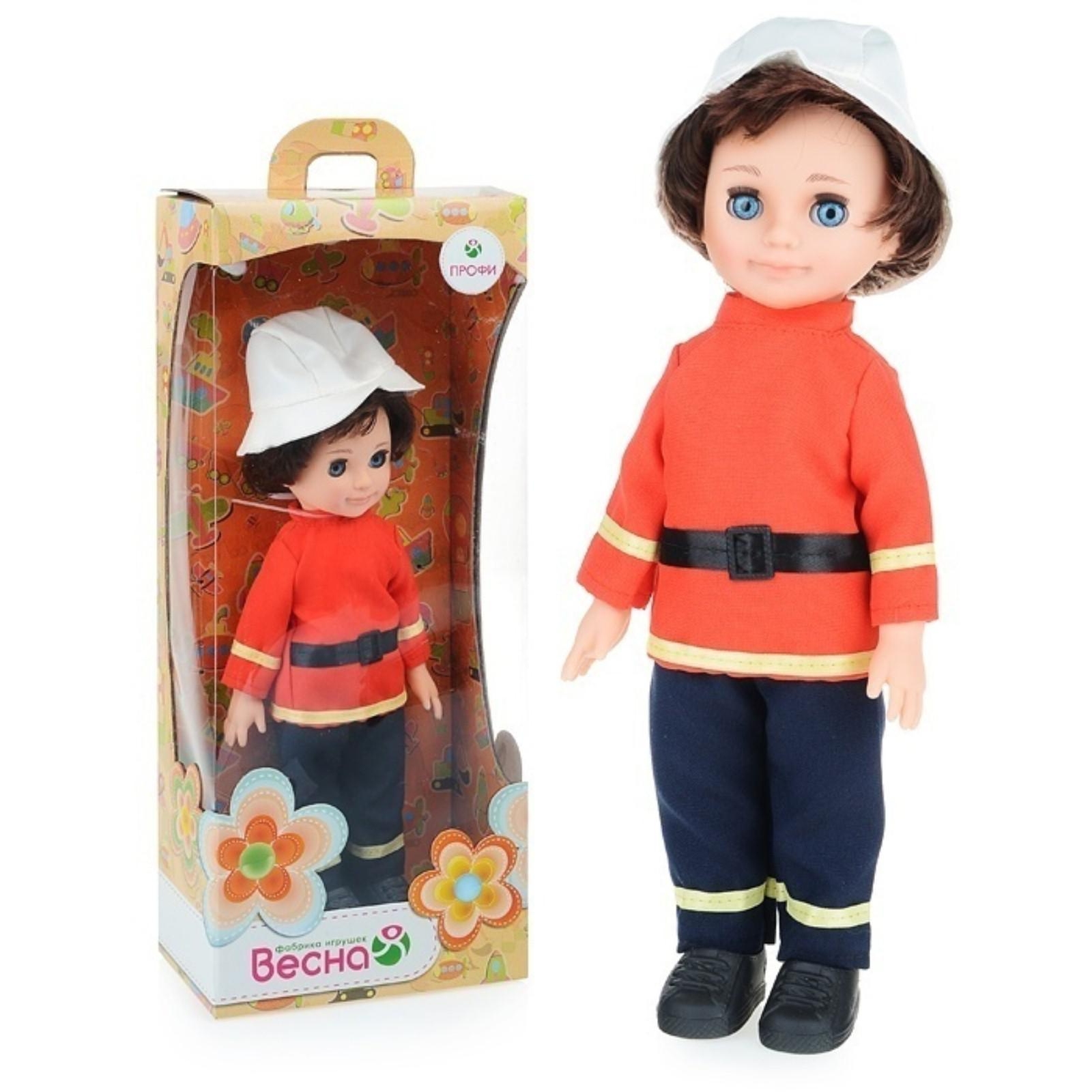 Кукла Пожарный (Весна, 30 см)
