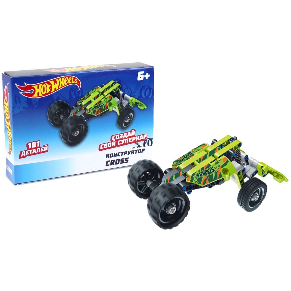 Hot Wheels Конструктор "Cross" (101 деталь) Т15401