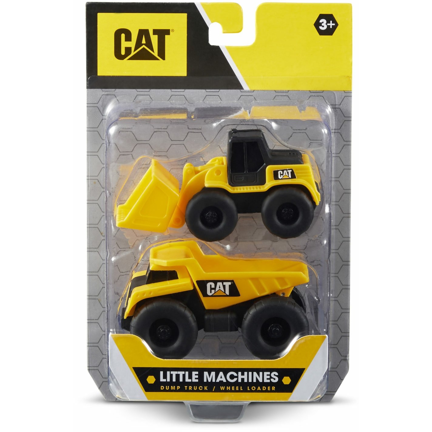 CAT набор спецтехники из 2 шт. Little Machines 9 см фривил пластик блистер, асс. Т21018
