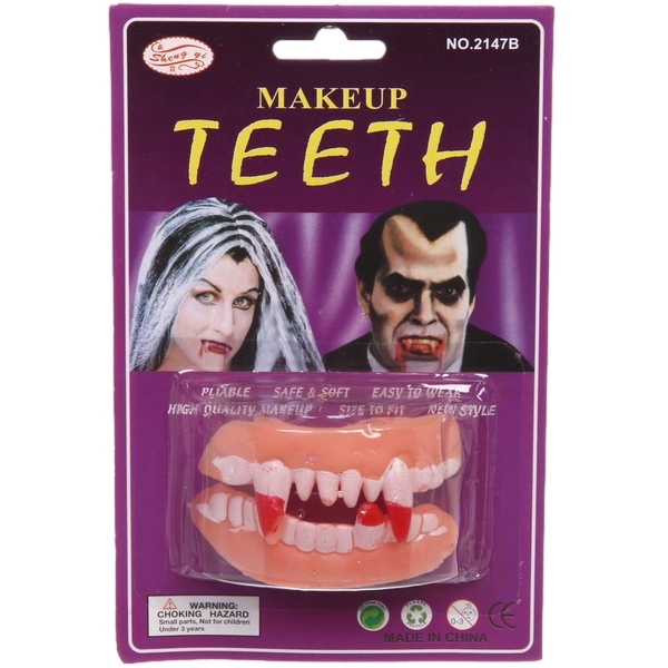 Зубы карнавальные "Челюсти" 11*16 см 770-0551