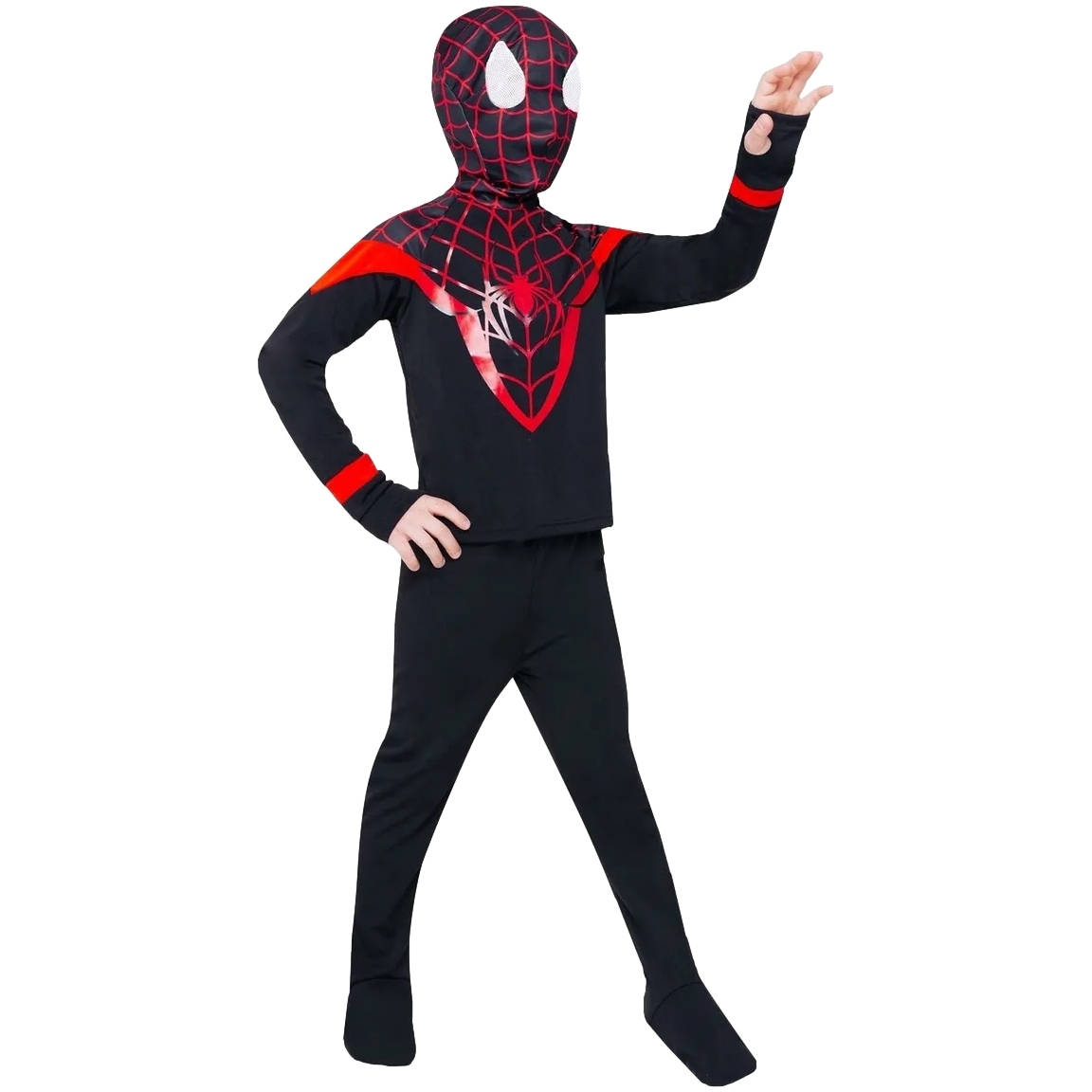 Карнавальный костюм "Человек-паук" (рубашка, брюки, перчатки) размер 104-52