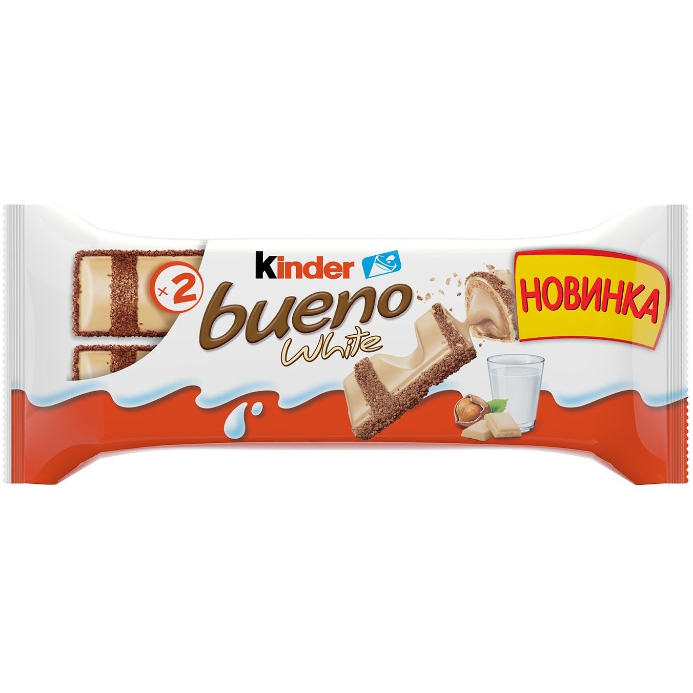 Батончик Kinder Bueno белый шоколад (39 г.) 115956