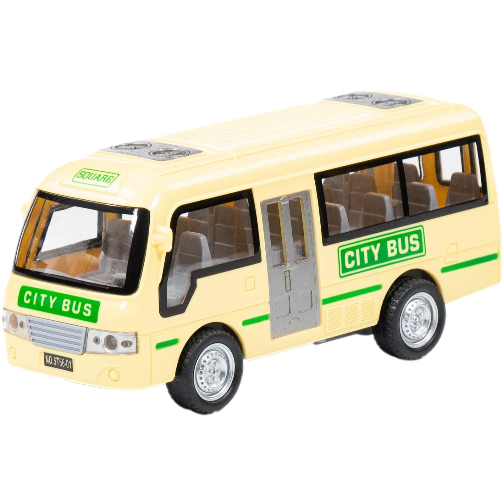"Городской автобус", автомобиль инерционный (со светом и звуком) (в пакете) 79893