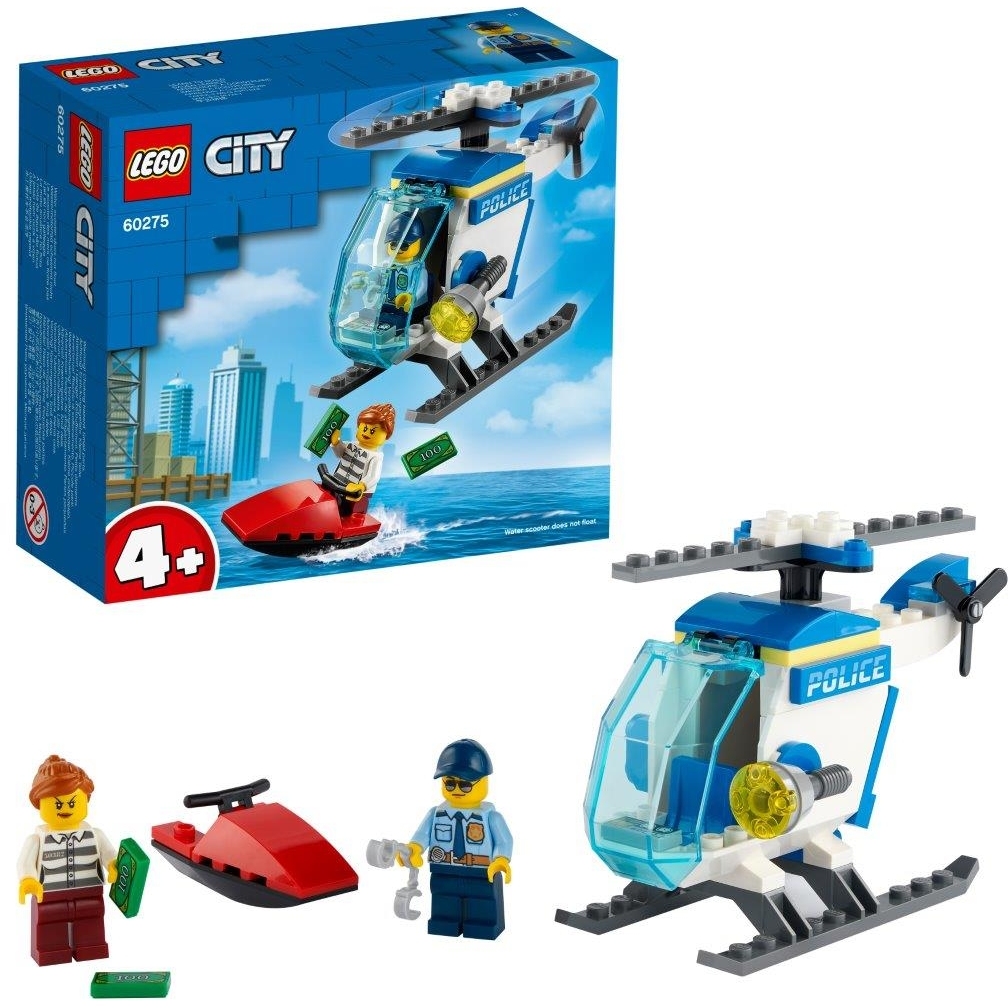 Конструктор Лего City "Полицейский вертолёт"