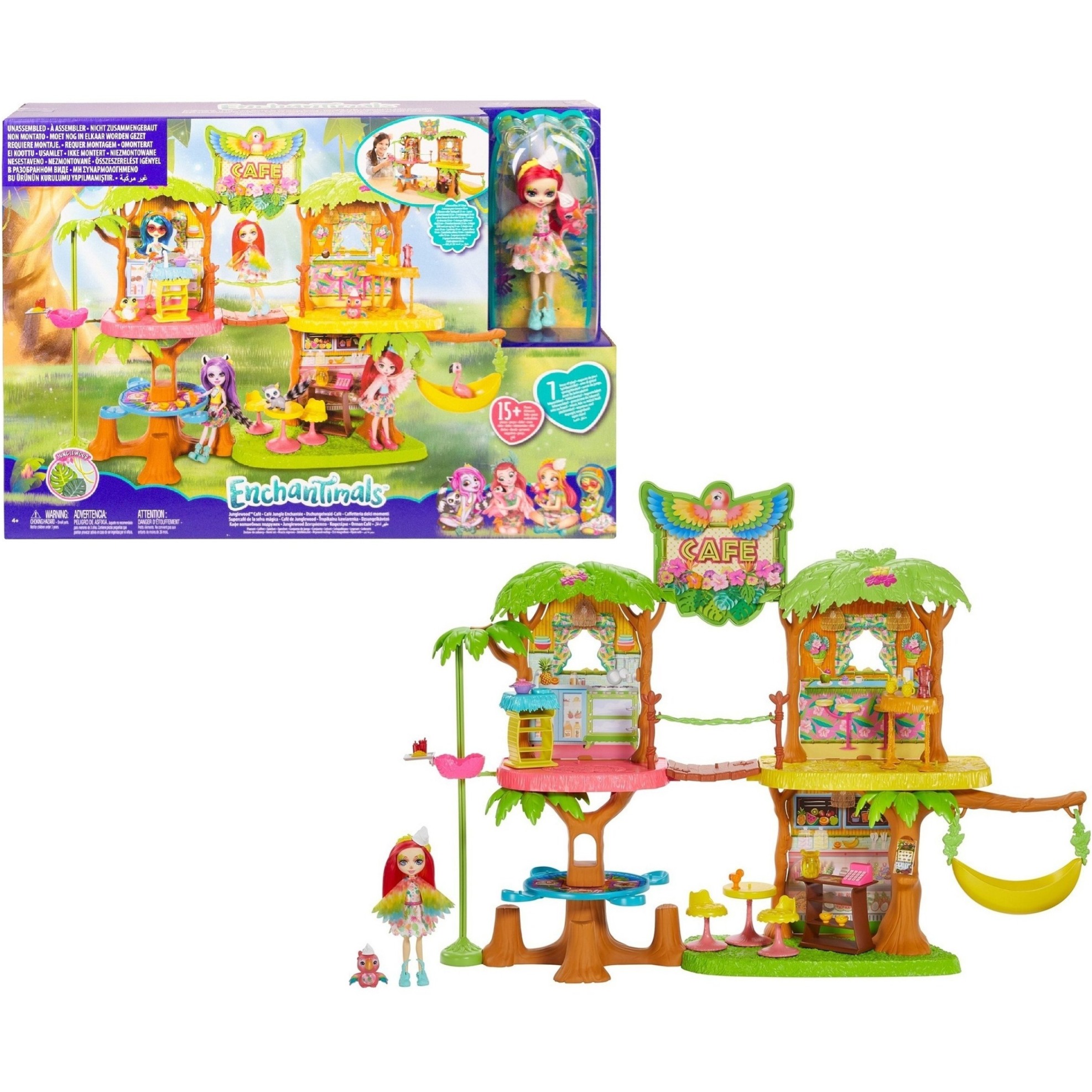Игровой набор "Энчантималс. Джунгли-кафе" GNC57 4662519