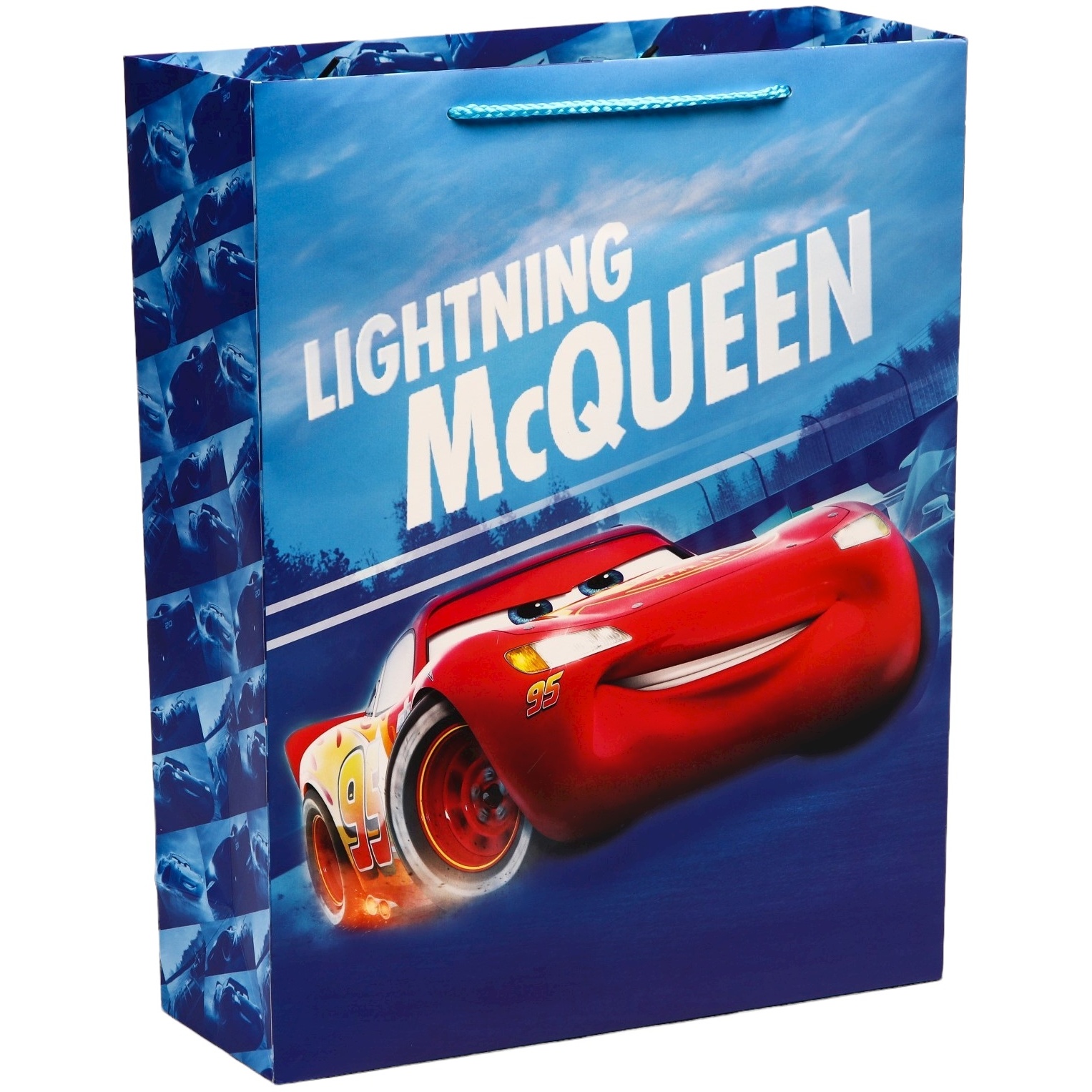Пакет подарочный McQueen Тачки (31х40х11.5 см) 7153497
