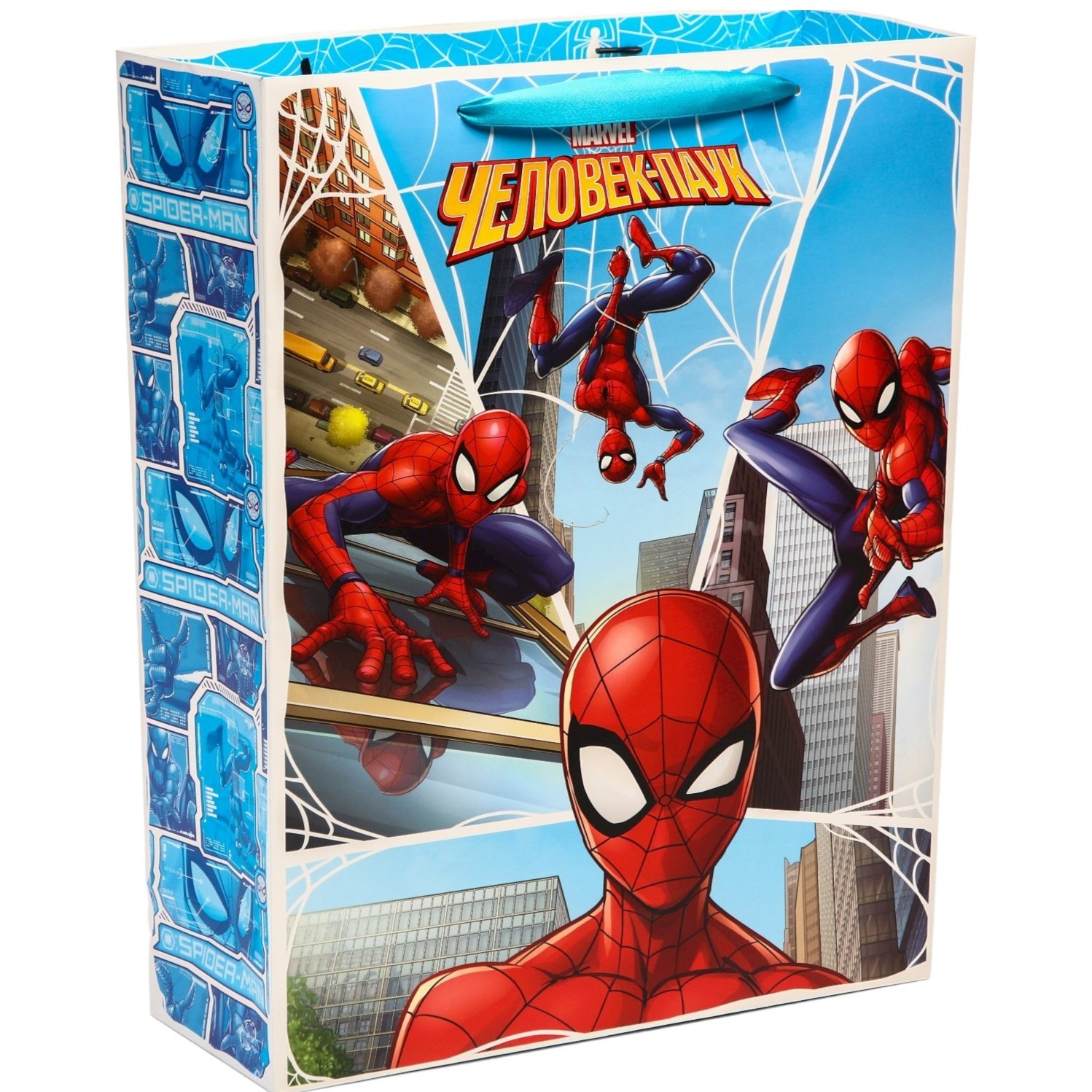 Пакет подарочный "Человек-паук" (31х40х11.5 см) 7153501