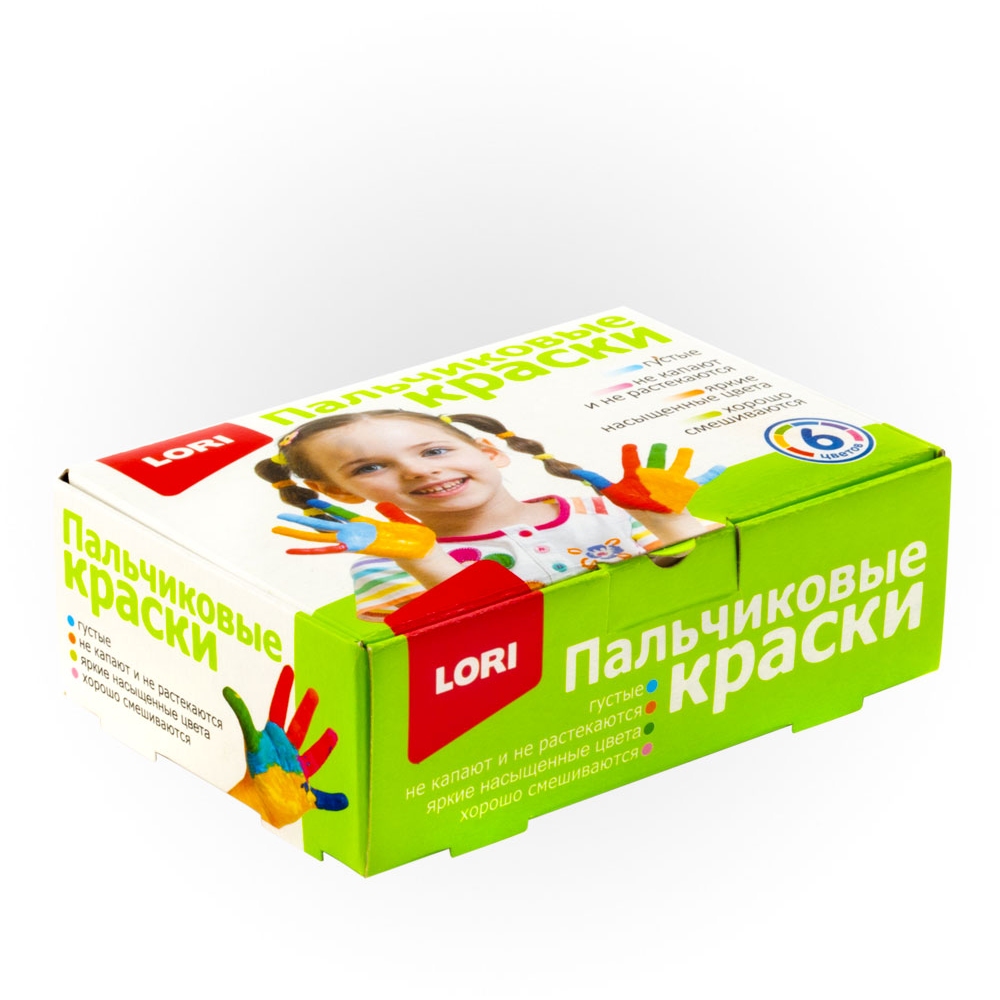 Пальчиковые краски (6 цветов по 20 мл.)