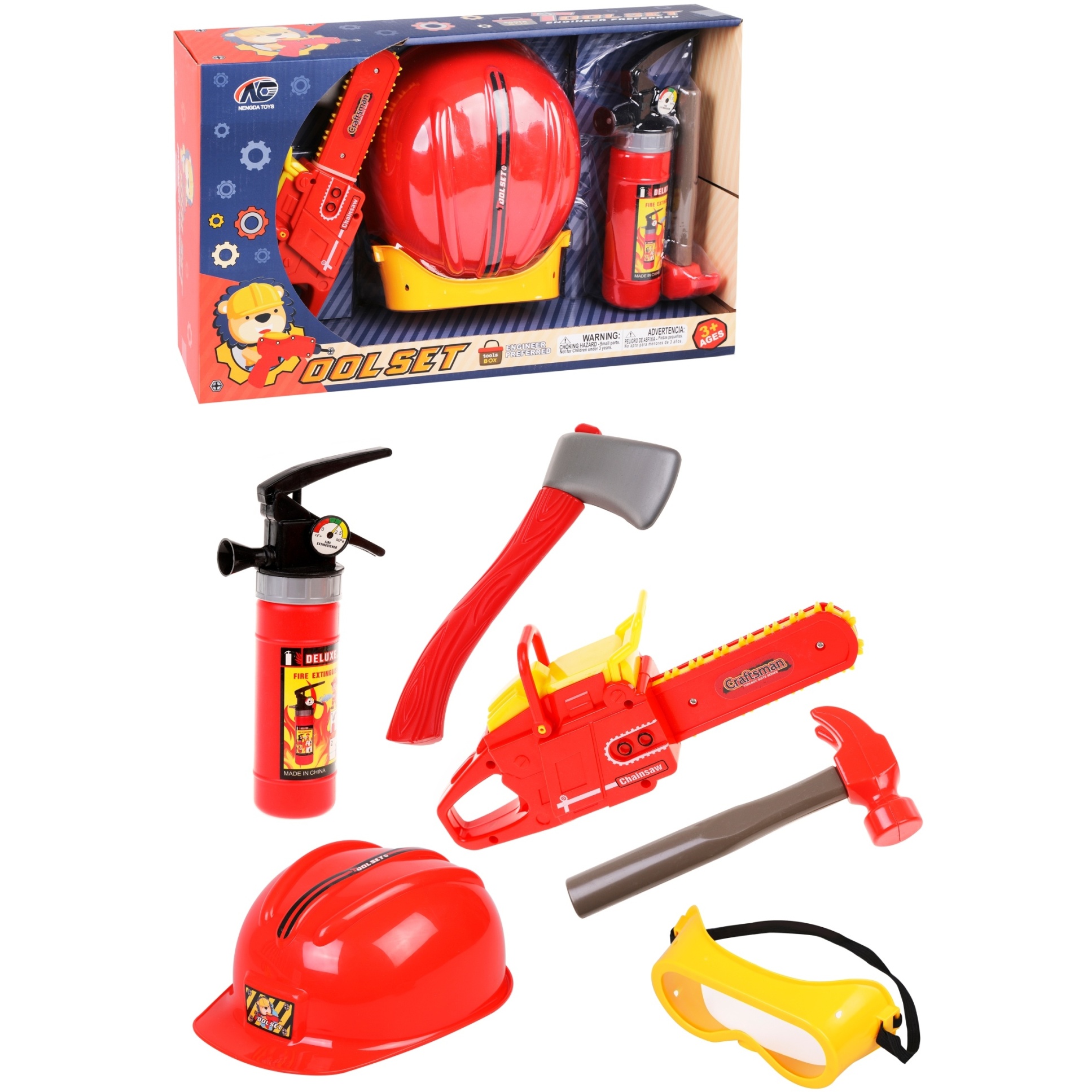 Игровой набор "Пожарная охрана" (6 предметов) LS569-A