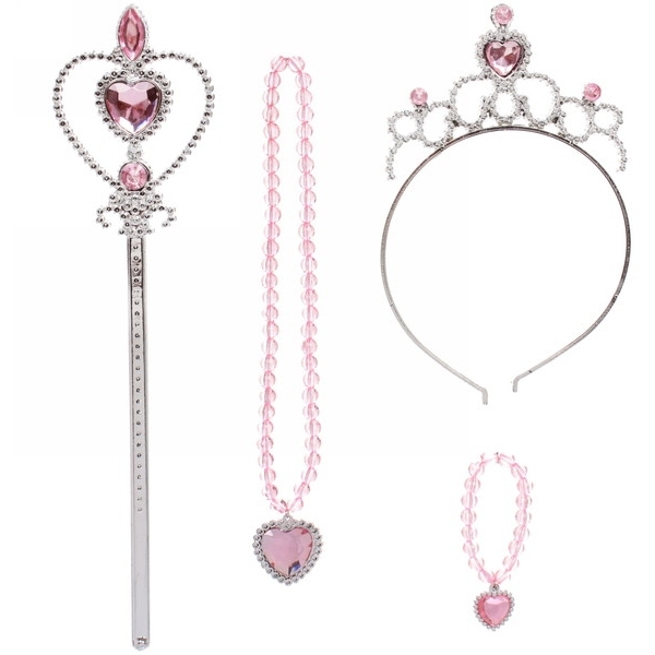 Набор карнавальный "Волшебница" (палочка, ободок, подвеска, браслет), розовый 770-0592