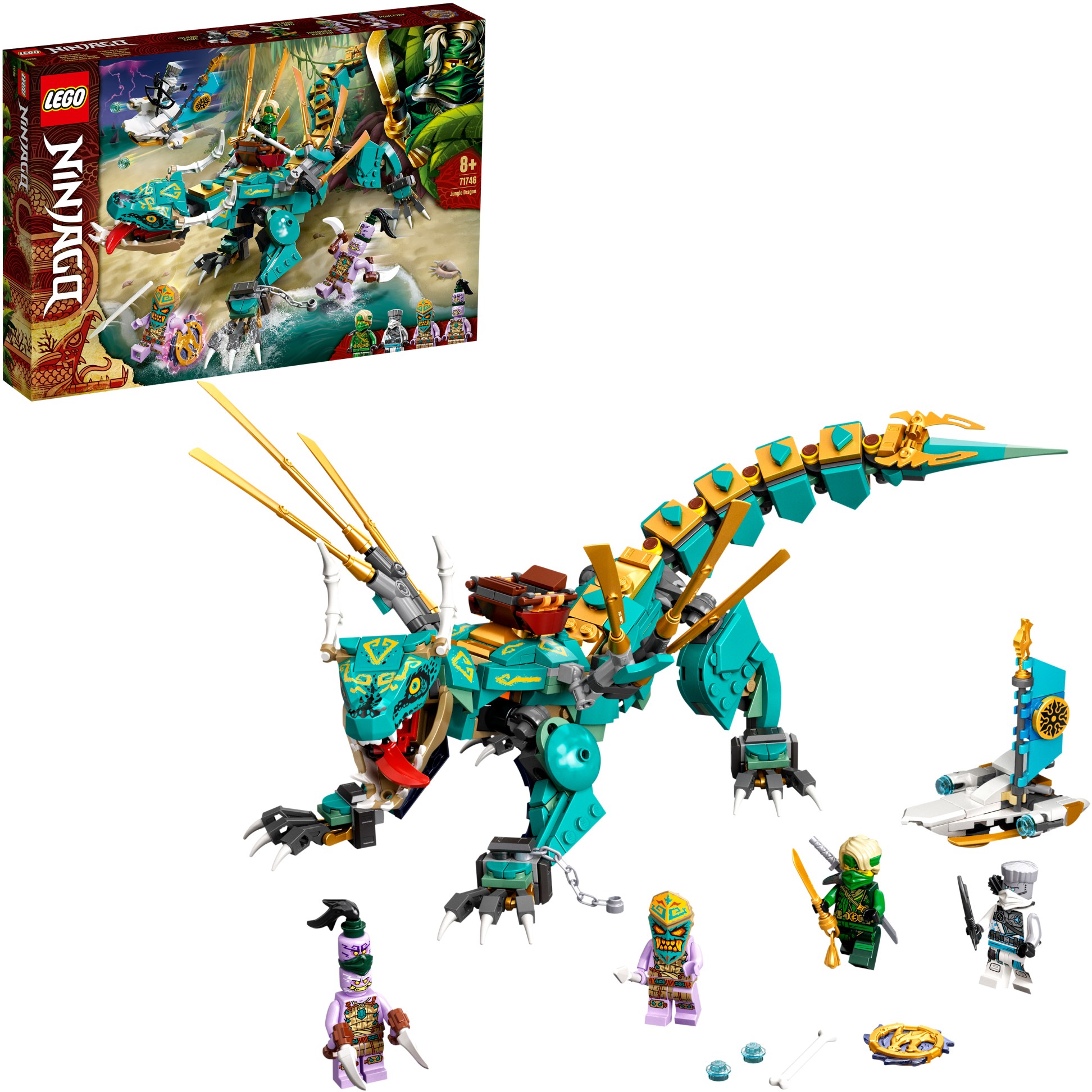 Констр-р LEGO Ninjago Дракон из джунглей 71746