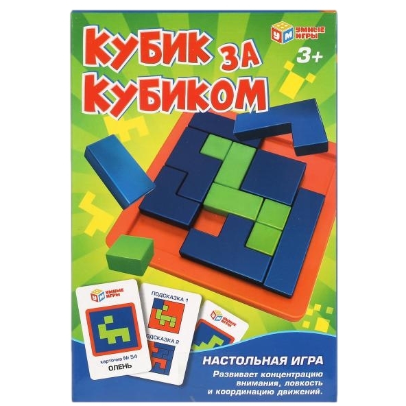 Настольная игра Умные игры "Кубик за кубиком" 1906К276R