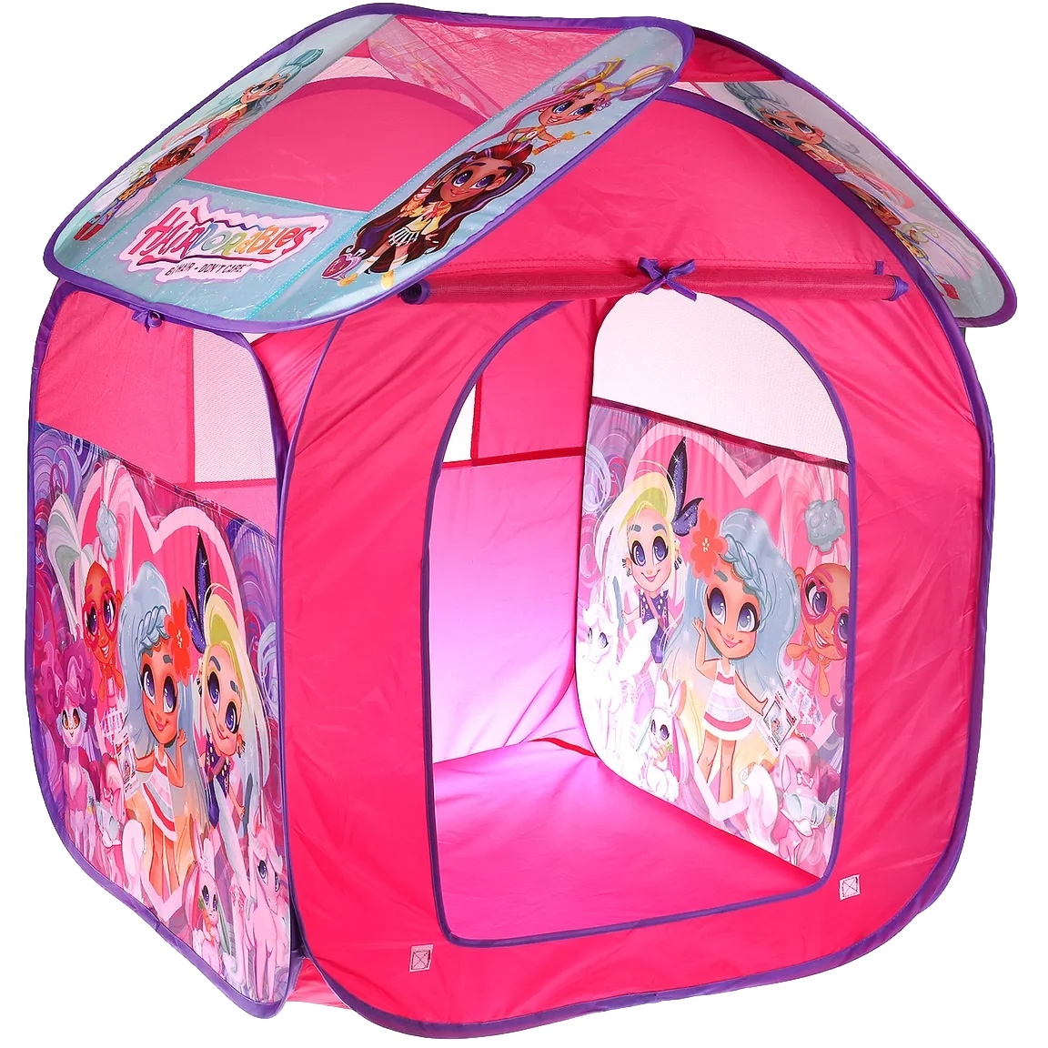 Палатка детская игровая Hairdorable 83х80х105см, в сумке Играем вместе в кор.24шт GFАНDRR