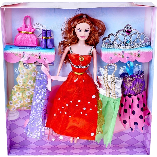 Кукла "Модница" с набором одежды (29 см)