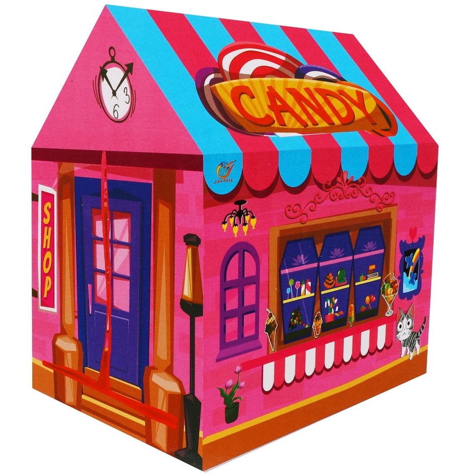 Игровой домик - палатка "Магазин конфет", размер в собранном виде 93х70х103 см, в/к 47,5*8*15 см. 1745191