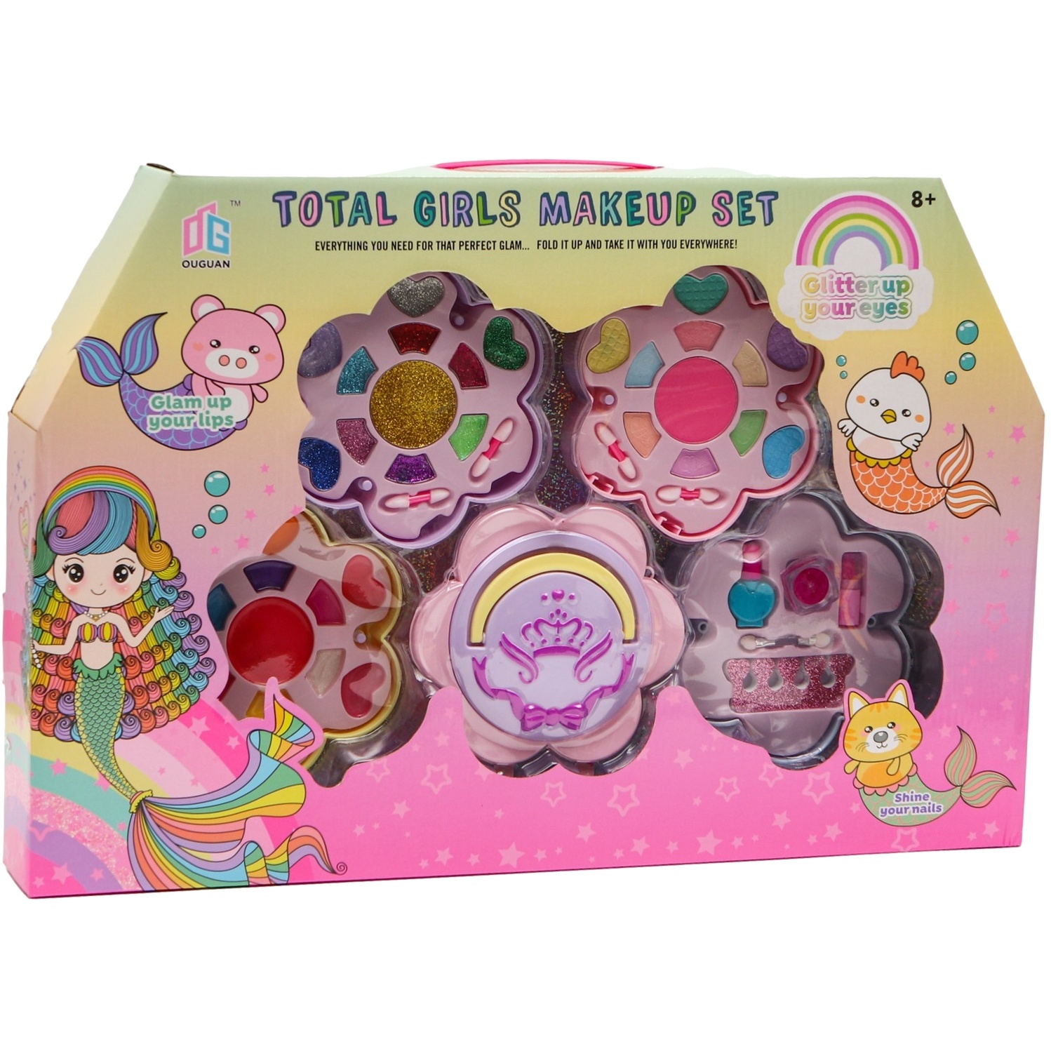 Набор косметики для девочек (4 слоя)