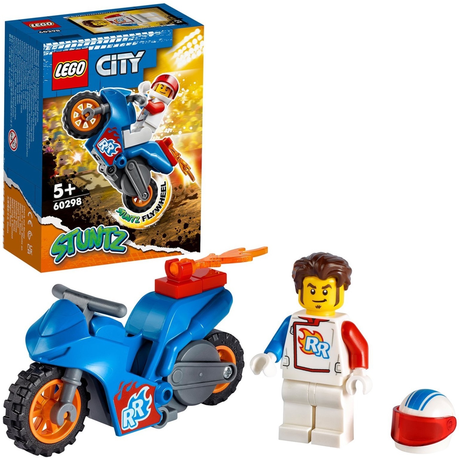 Конструктор Лего City "Реактивный трюковый мотоцикл" 7626765