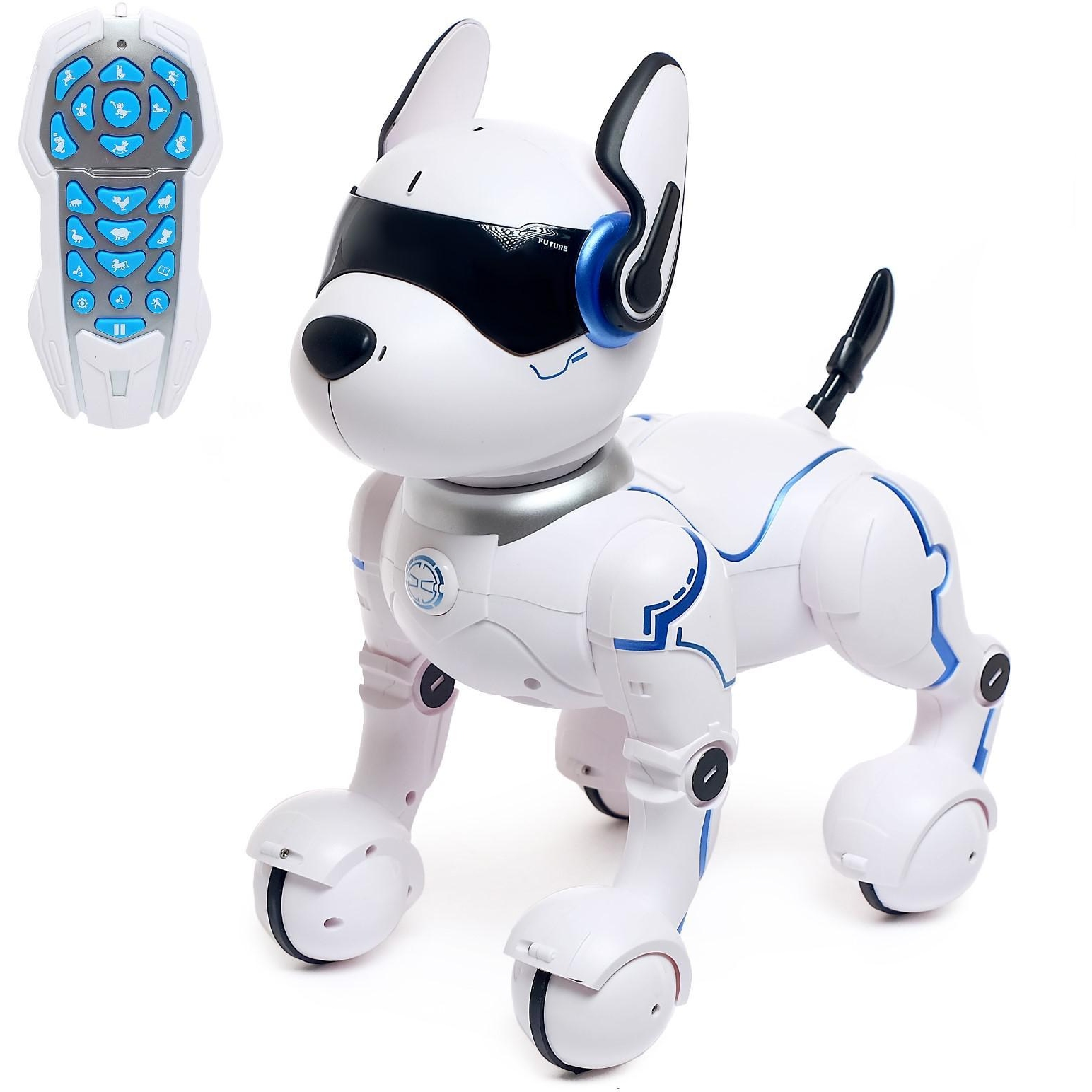 Робот умная собачка с пультом "Твой питомец" (звук)