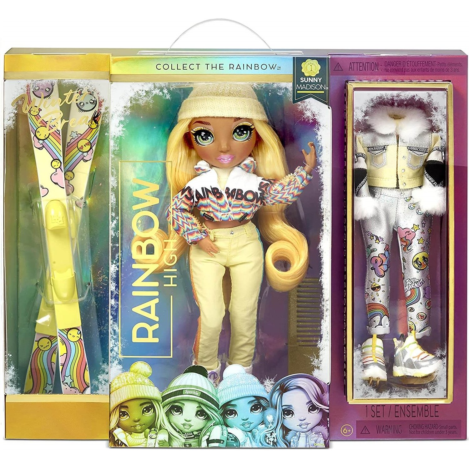 Игрушка Rainbow High Кукла Winter Break Fashion Doll- Sunny Madison (Yellow) 574775
