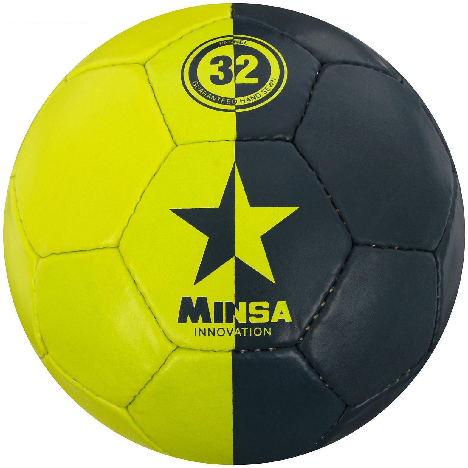 Мяч футбольный MINSA (р 5, вес 400 г, ручная сшивка)