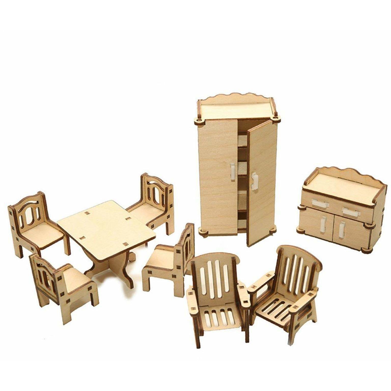 Сборная модель Тутси "Мебель для гостиной" (дерево) 1-160-2021