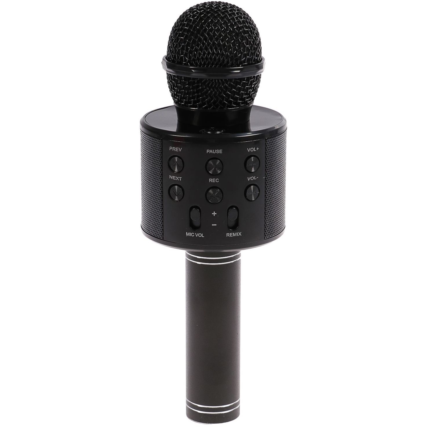 Микрофон для караоке LuazON LZZ-56, WS-858, 1800 мАч, чёрный 3916281