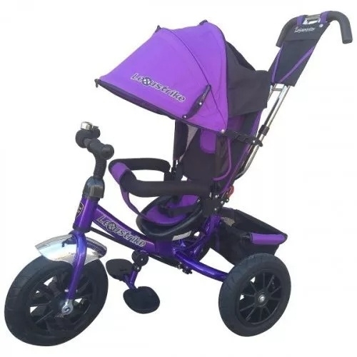 Велосипед трехколесный Lexus Trike (фиолетовый, надувные колеса)