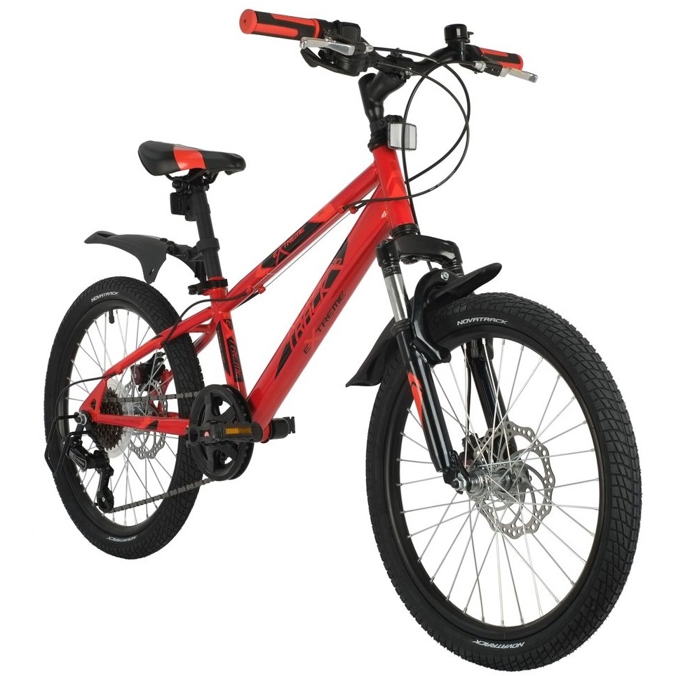 Велосипед 20" Novatrack Extreme (красный, 6 скоростей)