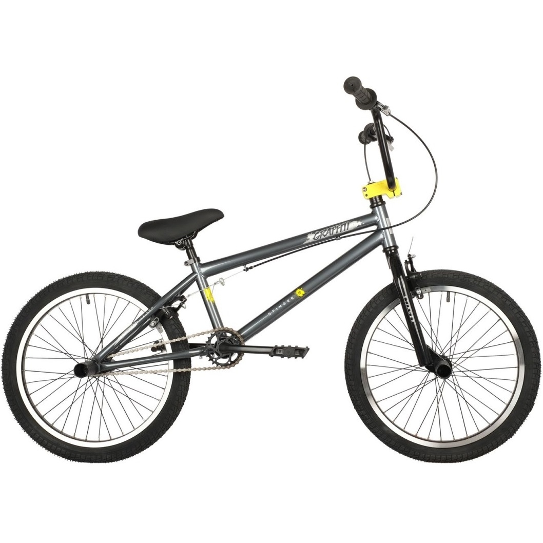 Велосипед 20" BMX Stinger Graffiti (серый)