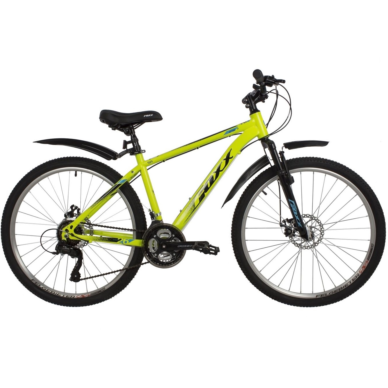 Велосипед 26" Foxx Aztec D (зеленый, 18 скоростей)
