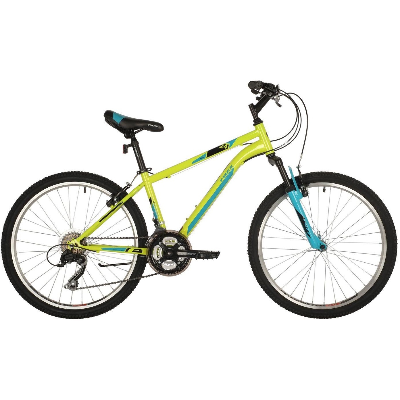 Велосипед 24" Foxx Aztec D (зеленый, 18 скоростей)