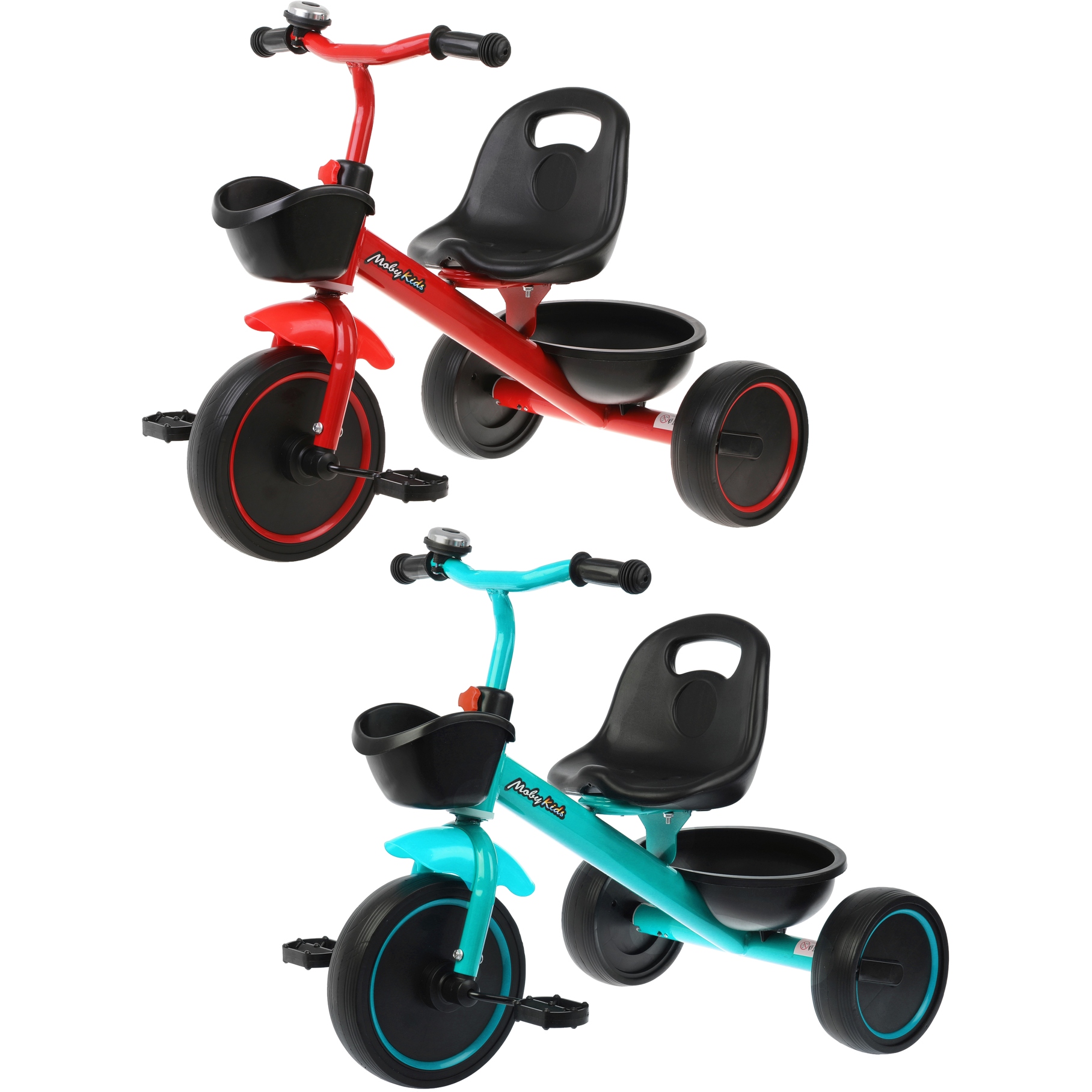 Велосипед трехколесный Moby Kids Cosmo (колеса eva, цвет в ассортименте)