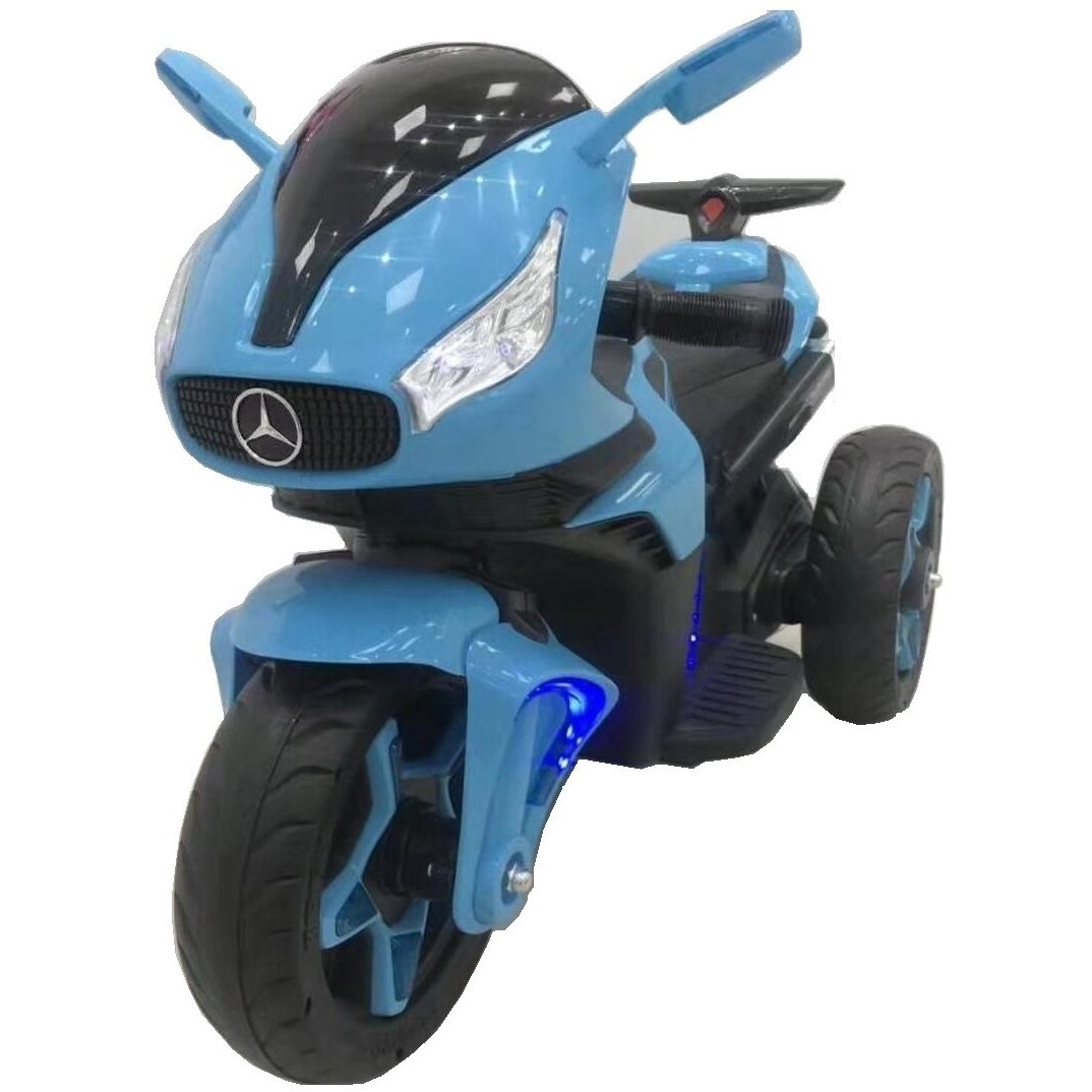 Электромотоцикл (голубой) 6688BE