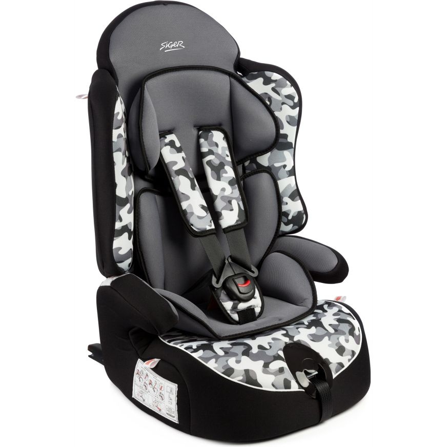 Автокресло 9-36 кг SIGER ART "Прайм ISOFIX" (милитари)