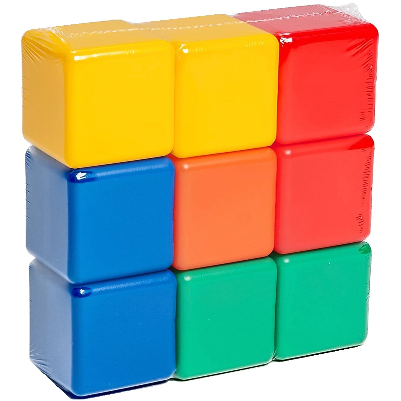 Набор цветных кубиков (9 шт, 60х60 см)