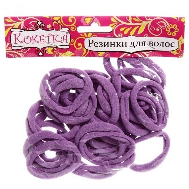 Резинки для волос 30шт "Кокетка - Яркий Бум", цвет микс, d-4см 545-204