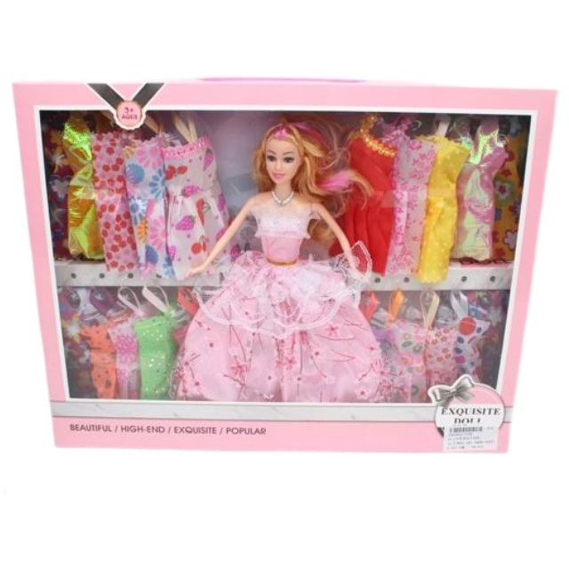 Кукла "Красотка" с набором одежды (20 платьев, 29 см)