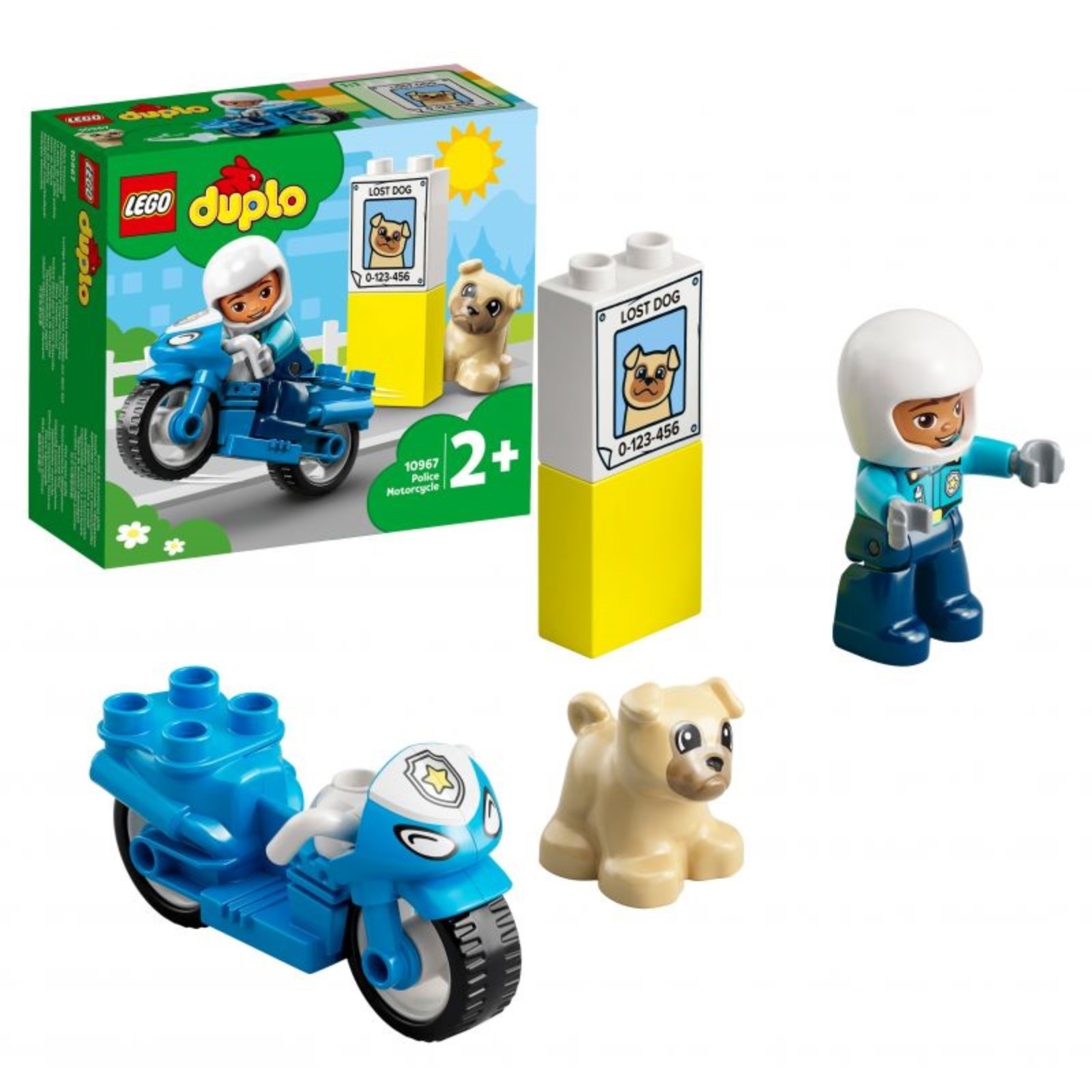 Конструктор Лего Duplo Полицейский мотоцикл 7805680