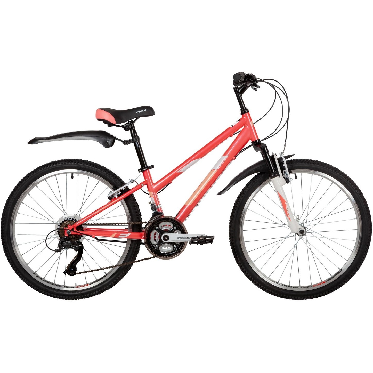 Велосипед 24" Foxx Salsa (розовый, 18 скоростей)