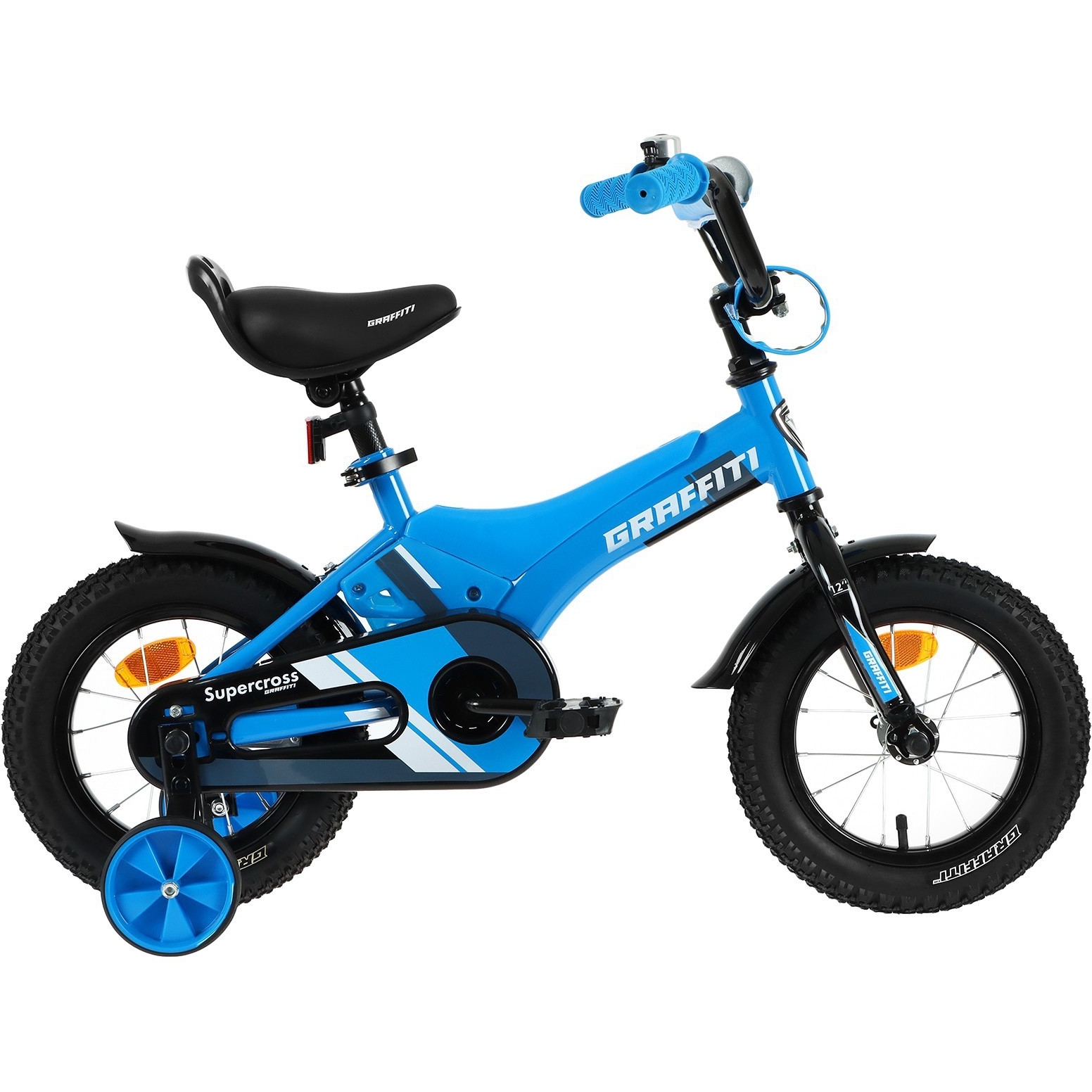 Велосипед 12" Graffiti Super Cross (синий)